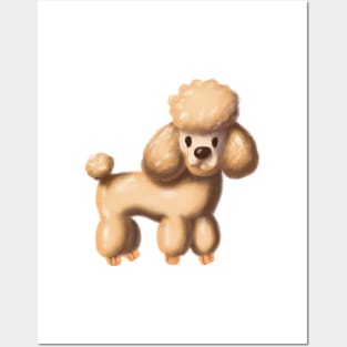 Cute Poodle Drawing Posters and Art